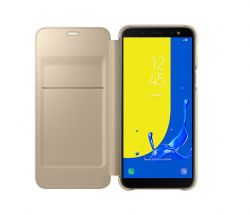 �����-������ Samsung Wallet Cover ��� Samsung Galaxy J6 SM-J600 Gold (EF-WJ600CFEGRU) - �������� 7
