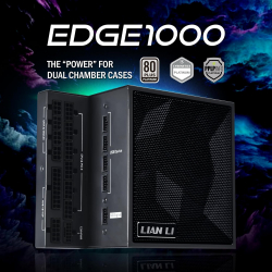 ���� ������� Lian Li EDGE1000, 80 Plus Platinum, Black, EU Cord (G9P.EG1000.BE00.EU)