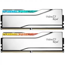   DDR5 2x16GB/6400 G.Skill Trident Z5 Royal Silver (F5-6400J3239G16GX2-TR5S)