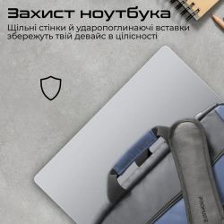 Сумка для ноутбука Promate Limber-MB Black - Картинка 3