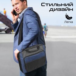 Сумка для ноутбука Promate Limber-MB Black - Картинка 4