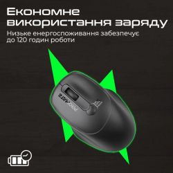 Миша бездротова Promate UniGlide Black - Картинка 4