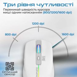 Мышь беспроводная Promate Kitt White - Картинка 3
