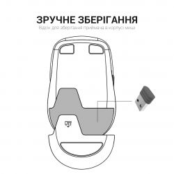 Мышь беспроводная OfficePro M230G Gray - Картинка 12