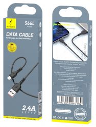 Кабель SkyDolphin S66L USB - Lightning (M/M), 1 м, Black (SDUSB-000648) - Картинка 2