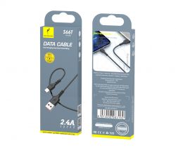 ������ SkyDolphin S66T USB - USB Type-C (M/M), 1 �, Black (SDUSB-000650) - �������� 2