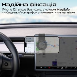 Тримач автомобільний Promate Laxmount Black - Картинка 3