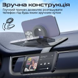 Тримач автомобільний Promate Laxmount Black - Картинка 4
