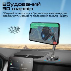 Держатель автомобильный Promate Magnus Black - Картинка 4