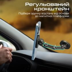 Держатель автомобильный Promate Magnus Black - Картинка 5