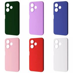 �e���-�������� Wave Full Silicone Cover ��� Xiaomi Redmi 13 4G/Poco M6 4G/Note 13R Midnight Blue - �������� 2