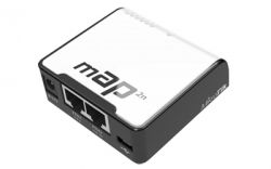   Mikrotik mAP2nD (2x10/100 Ethernet ports, 1x micro USB, 1,2 dBi, PoE) -  1