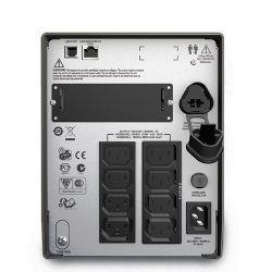 ИБП APC Smart-UPS 1500VA LCD, Lin.int., AVR, 8 х IEC, SmartSlot, USB, RJ-45, металл (SMT 1500I) - Картинка 2