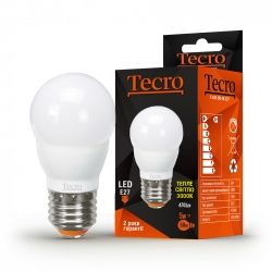 Лампа LED Tecro T-G45-5W-3K-E27 5W 3000K E27