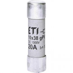 �������������� ETI CH 10�38 gPV 20A 1000V UL (10kA) (2625108)