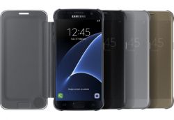 �����-������ Samsung Clear View Cover ��� Samsung Galaxy S7 Edge SM-G935 Black (EF-ZG935CBEGRU) - �������� 5