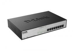 ���������� D-Link DGS-1008MP (8*GE PoE+, metall, 140W max)