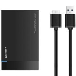 �������� ������ Ugreen ��� 2.5" HDD/SSD USB 3.0 US221 Black (30848) - �������� 2