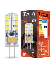  Tecro 2.5W G4 2700K (TL-G4-2.5W-12V)