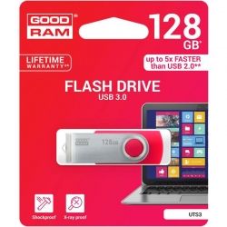 USB3.0 128GB GOODRAM UTS3 (Twister) Red (UTS3-1280R0R11) -  3