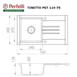 114-76 WHITE TINETTO PGT ����� �������� ��������� Perfelli - �������� 5