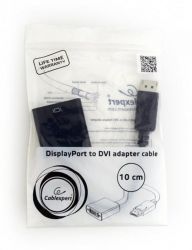 Адаптер-переходник Cablexpert A-DPM-DVIF-002, DisplayPort-DVI, 0.1м, черный - Картинка 3