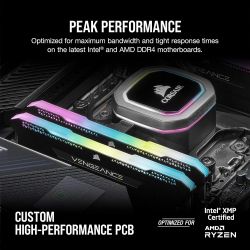 Модуль памяти DDR4 2x16GB/3600 Corsair Vengeance RGB Pro SL Black (CMH32GX4M2D3600C18) - Картинка 9