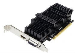  GeForce GT710, Gigabyte, 2Gb DDR5, 64-bit, DVI/HDMI, 954/5010MHz, Silent, Low Profile (GV-N710D5SL-2GL) -  2