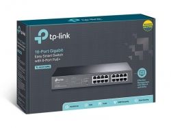  TP-LINK TL-SG1016PE (8GE PoE+, 8xGE, 100W max, , easysmart) -  4