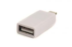  PowerPlant OTG USB 2.0 - Lightning, White (CA910403) -  2