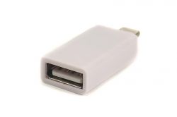 ���������� PowerPlant OTG USB 2.0 - Lightning, White (CA910403) - �������� 2