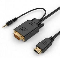 ������� Cablexpert (A-HDMI-VGA-03-5M) HDMI - VGA, 3.5 mm �����, 5�