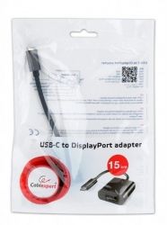  Cablexpert (A-CM-DPF-01) USB3.1 Type C - DisplayPort, 0.15 ,  -  2
