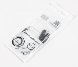 Аудіо-кабель Cablexpert 3.5 мм - 2х3.5 мм (M/F), 0.1 м, чорний (CCA-415-0.1M) - Картинка 2