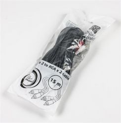 ������ �������� Cablexpert CCA-2R2R-15M 2 RCA-2RCA, 15 �