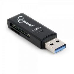  Gembird UHB-CR3-01 Black USB3.0-SD/MicroSD -  2