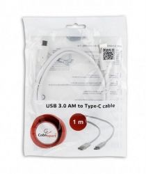  USB 3.0 AM to Type-C 1.0m Cablexpert (CCP-USB3-AMCM-1M-W)