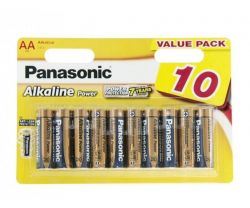  Panasonic Alkaline Power AA/LR06 BL 10 