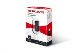  USB Mercusys MW300UM Wi-Fi 802.11n 300Mb, Pico, USB -  3