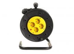 Мережевий подовжувач PowerPlant на катушке 30 м, 4 розетки (JY-2002/30) (PPRA10M300S4) - Картинка 2