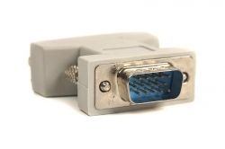 Адаптер PowerPlant (CA910687) VGA(M)-DVI(F), White - Картинка 2