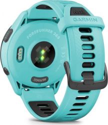 �����-�������� Garmin Forerunner 265 Black Bezel with Aqua Case and Aqua/Black Silicone Band (010-02810-12)
