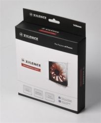  Xilence XPF140.R (XF050), 14014025, 3-pin+4-pin, Black/Red -  2