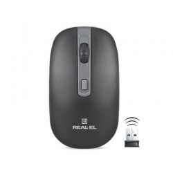REAL-EL RM-303 Wireless Black/Grey USB UAH -  2