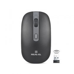 REAL-EL RM-303 Wireless Black/Grey USB UAH - �������� 2