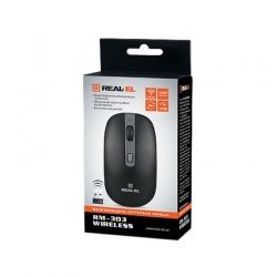 REAL-EL RM-303 Wireless Black/Grey USB UAH - �������� 5