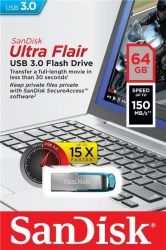USB3.0 64GB SanDisk Ultra Flair Blue (SDCZ73-064G-G46B) -  2