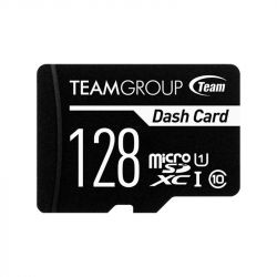 MicroSDXC 128GB UHS-I Class 10 Team Dash Card + SD-adapter (TDUSDX128GUHS03) -  1