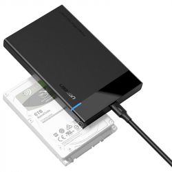 Зовнішня кишеня Ugreen для 2.5" HDD/SSD USB 3.1 US221 Black (50743) - Картинка 2