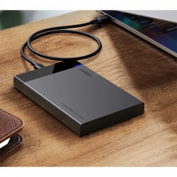 Зовнішня кишеня Ugreen для 2.5" HDD/SSD USB 3.1 US221 Black (50743) - Картинка 4